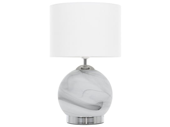 Lampa stołowa BELIANI Uele, E27, biała, 40 cm Beliani