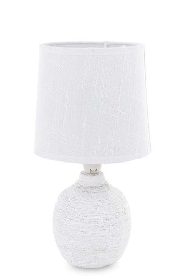 Lampa Stołowa Biała Ceramiczna H: 29Cm Art-Pol