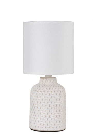 Lampa stołowa biała ceramika nocna Iner Candellux 41-79848 Candellux Lighting