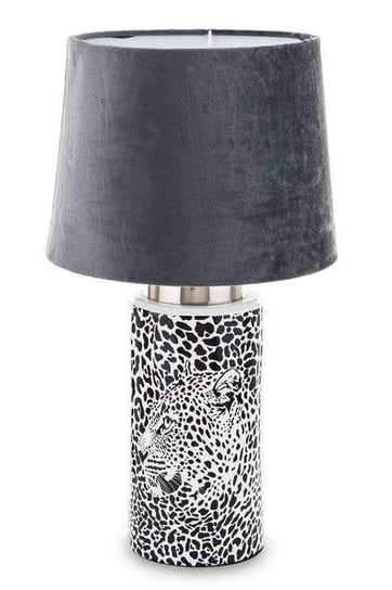 Lampa Stołowa Ceramiczna Czarna H: 50 Cm Art-Pol