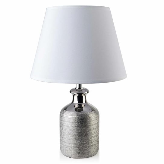 Lampa stołowa Charlie QUBUSS, srebrna, 27,5 cm QUBUSS