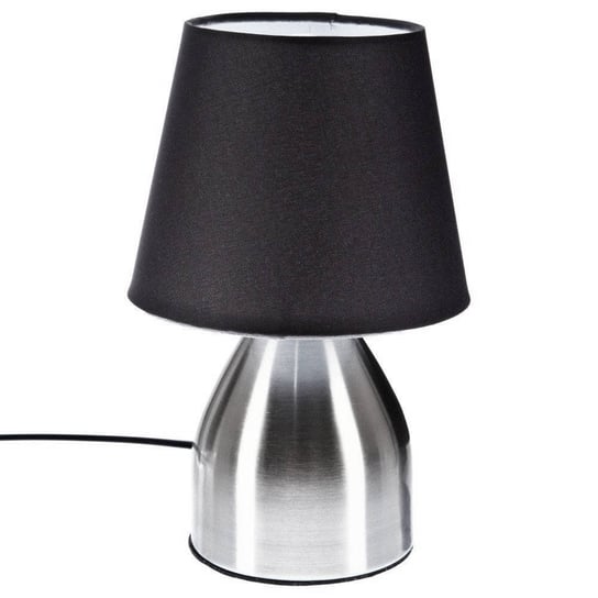 Lampa stołowa CHEVET TOUCH, metalowa, 20 cm, kolor szary Atmosphera