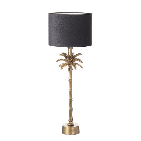 Lampa stołowa DEKORIA Tropical Glam, granatowa, 70,5 cm Dekoria