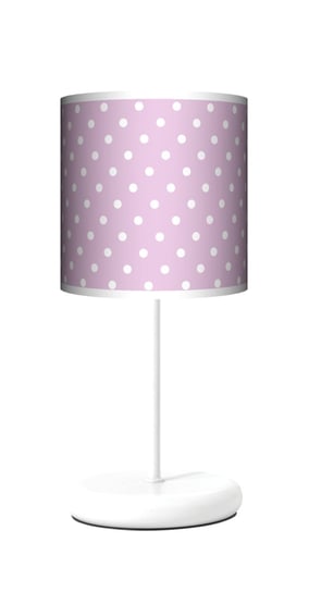 Lampa stołowa EKO Kropki Pink kropeczki Fotolampy - dla dzieci Fotolampy
