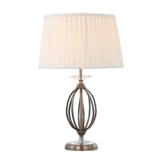 Lampa stołowa ELSTEAD LIGHTING Aegean AG/TL Aged Brass, E27, beżowa ELSTEAD LIGHTING