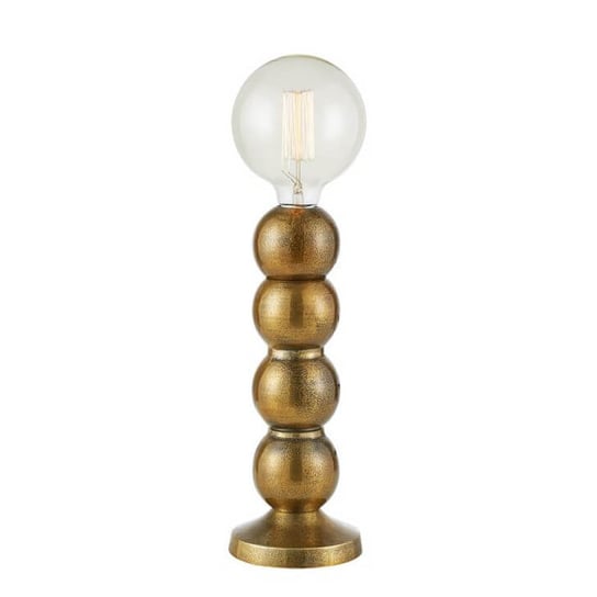 Lampa stołowa kula Gong 108780 Markslojd metal szkło złoty przezroczysty Markslojd