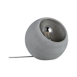 Lampa stołowa kula Neordic Ingram E27 szary beton PAULMANN