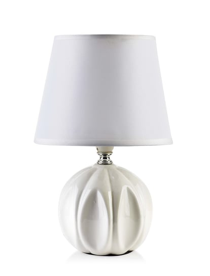 Lampa stołowa lampka nocna LETI WHITE 12x12xh29 cm biała Inna marka