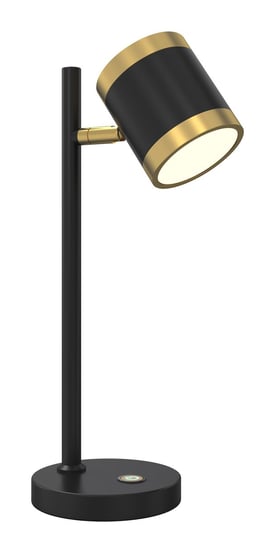 Lampa stołowa LED MALTA czarno złota BARWA CIEPŁA dotykowy włącznik 35cm Wofi