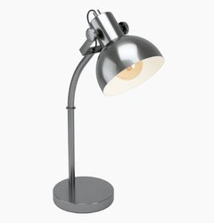 Lampa stołowa LUBENHAM srebna E27 28W 18cm 43171 EGLO Eglo