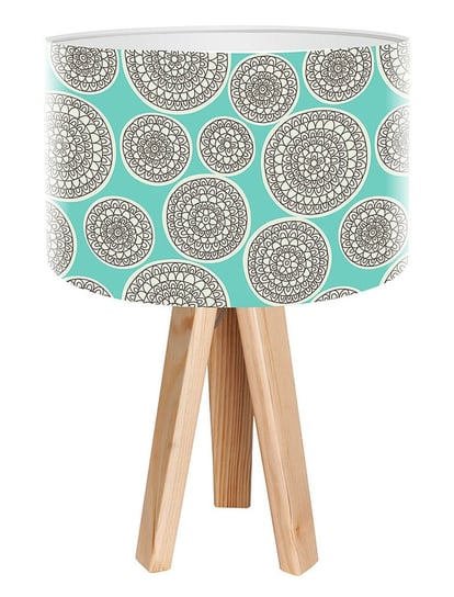 Lampa stołowa MACODESIGN Aria w turkusie mini-foto-125, 60 W MacoDesign