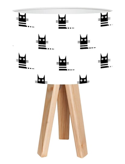 Lampa stołowa MACODESIGN Czarne kociaki mini-foto-264, 60 W MacoDesign