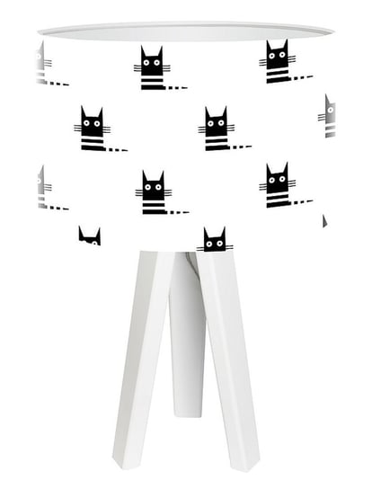 Lampa stołowa MACODESIGN Czarne kociaki mini-foto-264w, 60 W MacoDesign