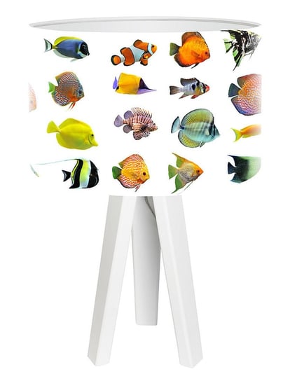 Lampa stołowa MACODESIGN Kolorowe rybki mini-foto-071w, 60 W MacoDesign