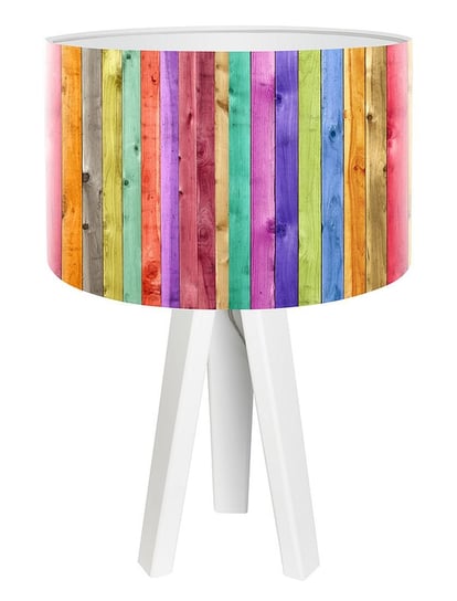 Lampa stołowa MACODESIGN Kolorowy płotek mini-foto-039w, 60 W MacoDesign