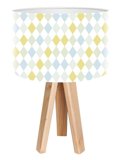 Lampa stołowa MACODESIGN Pastelowe romby mini-foto-259, 60 W MacoDesign