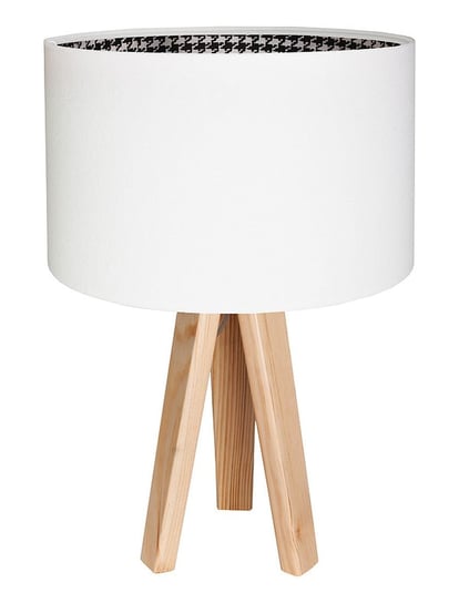 Lampa stołowa MACODESIGN Pepitka 010s-063, biała, 60 W MacoDesign