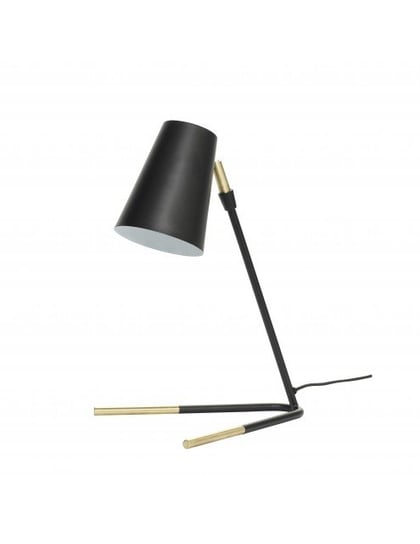 Lampa stołowa, metal, czarny / mosiądz Hübsch Hubsch Design