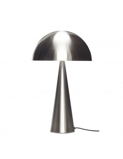 Lampa stołowa, metal, nikiel Hübsch - 51cm Hubsch Design