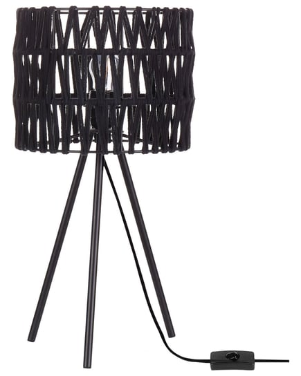 Lampa stołowa metalowa czarna CULEBRA Beliani