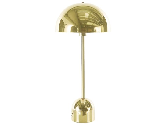 Lampa stołowa metalowa złota MACASIA Beliani