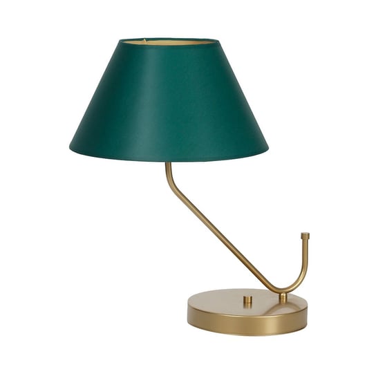 Lampa stołowa MILAGRO Victoria, 20 W, E27, butelkowa zieleń-mosiądz, 50x30x45 cm Milagro