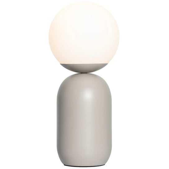 Lampa stołowa Notti 2011035010 Nordlux kula ball biała szara Nordlux