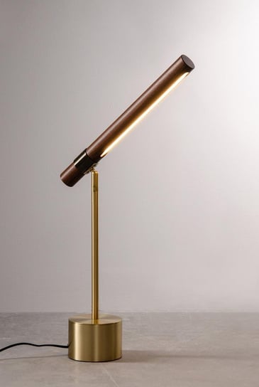 Lampa stołowa PALLERO Polo, złota, LED Pallero