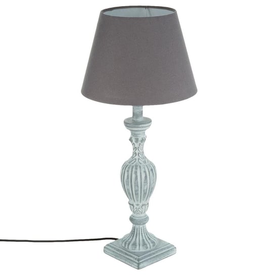 Lampa stołowa PATINE GRIS z abażurem, 56 cm Atmosphera
