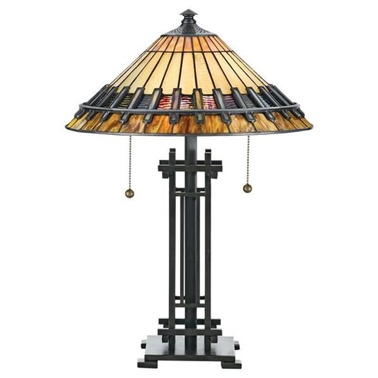 Lampa stołowa QUOIZEL Chastain QZ/Chastain/TL, E27, brązowa Quoizel