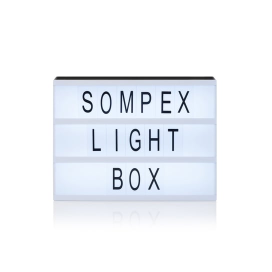 Lampa stołowa SOMPEX Lightbox, czarna, 3.2W, 22x30 cm Sompex