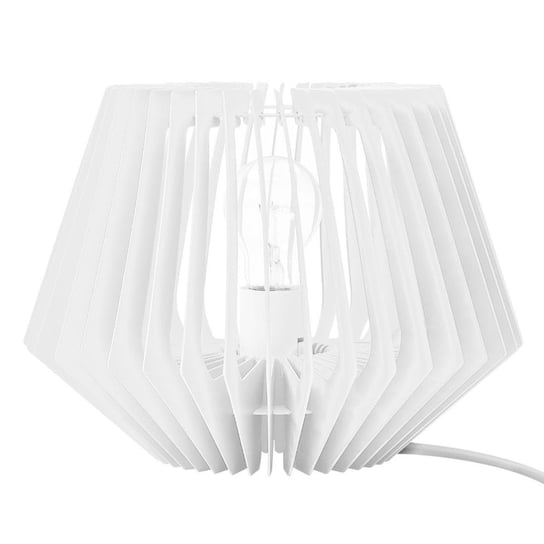 Lampa stołowa z dekoracyjną żarówką ATMOSPHERA, biała, 21 cm Atmosphera