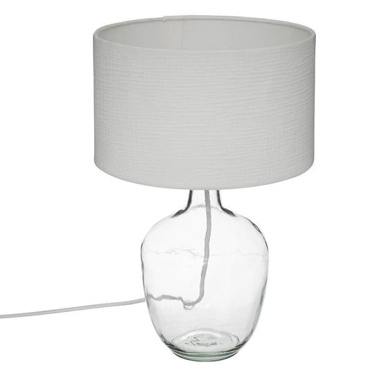 Lampa stołowa z podstawą z przezroczystego szkła, 43,5 cm Atmosphera