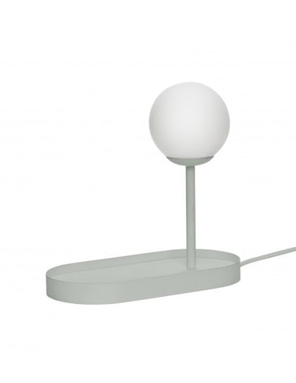 Lampa stołowa z żarówką, szara Hübsch Hubsch Design