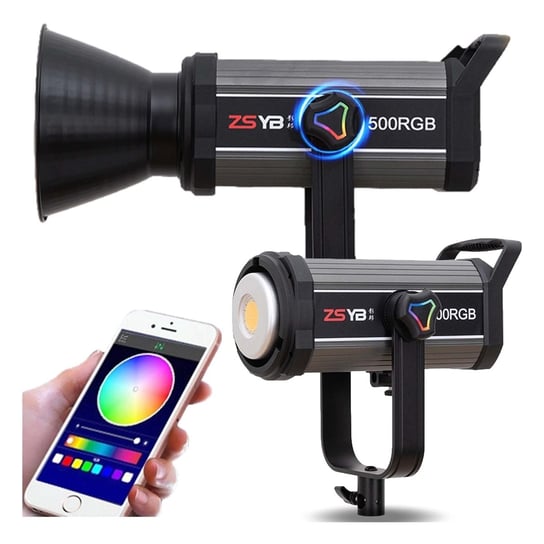 Lampa Studyjna Fotograficzna Video Rgb Led 500W Mocna Aplikacja Efekty GearPro