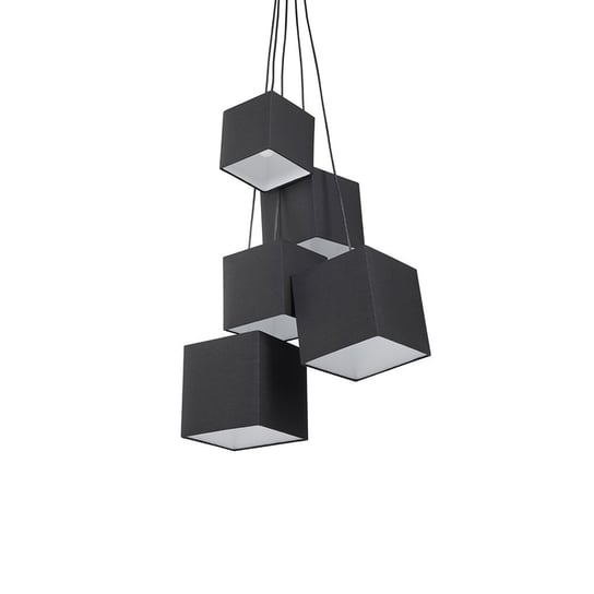 Lampa sufitowa BELIANI Mesta, czarna, 45x45x156 cm Beliani