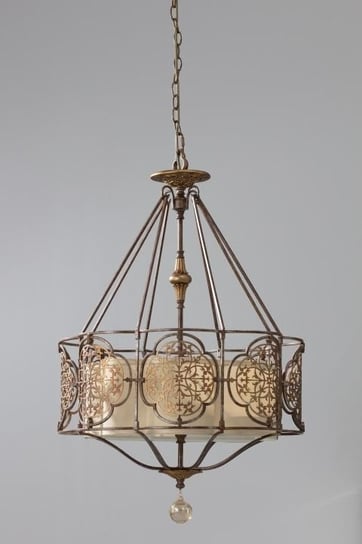 Lampa sufitowa DEKORIA Feiss, miedziana, 83 cm FEISS