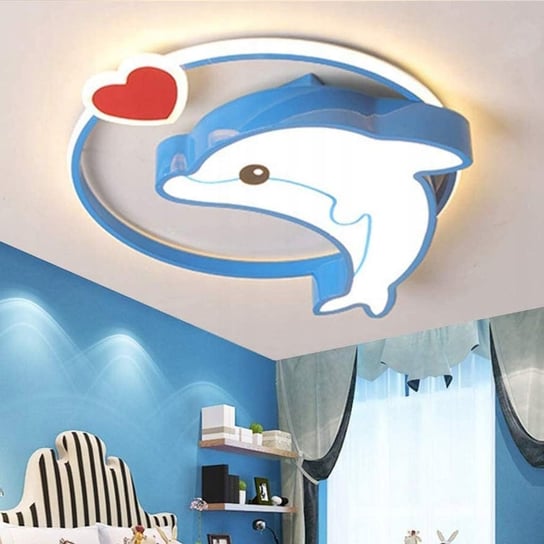 Lampa sufitowa dziecięca żyrandol LED samolot chmura delfin nowość Inna marka