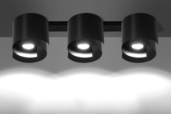 Lampa sufitowa EMIBIG Design, czarna, 30 W, 14x63 cm EMIBIG