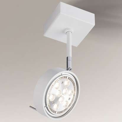 LAMPA sufitowa FUSSA 7226 Shilo metalowa OPRAWA regulowana SPOT jerry biały Shilo