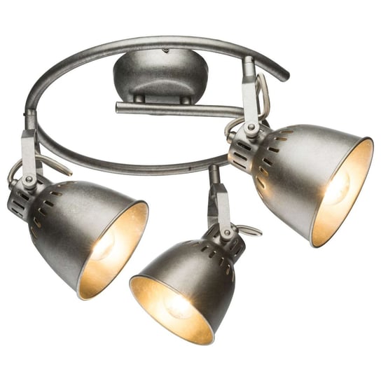 Lampa sufitowa HERNAN 54651-3 Globo metalowa OPRAWA spot regulowane reflektorki srebrne Globo