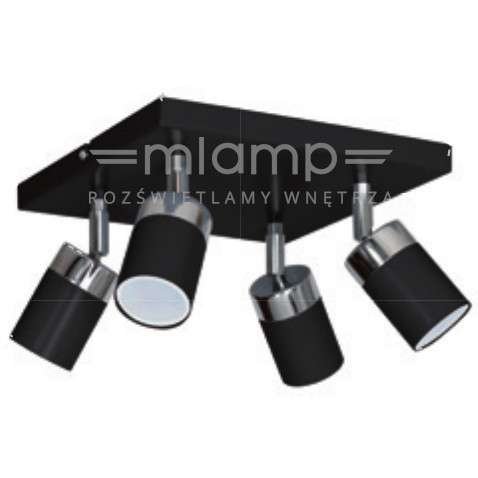 LAMPA sufitowa JOKER MLP1339 Milagro regulowana OPRAWA metalowe tuby industrialne czarne Milagro