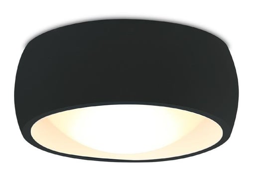 LAMPA sufitowa KODAK C0204 Maxlight metalowa OPRAWA okrągła LED 8W 3000K plafon czarny MaxLight