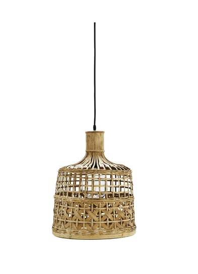 Lampa sufitowa, Laoyang, bambus, naturalna, średnica 40x46  cm (18H563-E) Madam Stoltz