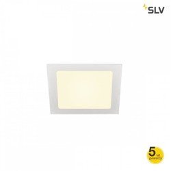 Lampa sufitowa LED do wbudowania SENSER 18 DL 9,7W, 820lm, 3000K, kwadratowa, biały Spotline SLV