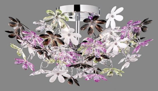Lampa sufitowa nowoczesna FLOWER srebrny RL R60014017 RL