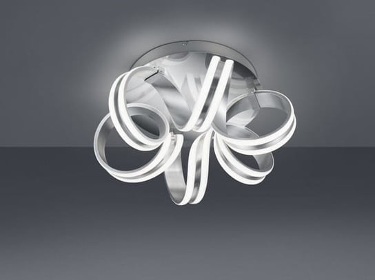 Lampa sufitowa nowoczesna wbudowany LED CARRERA srebrny Trio 625010105 Trio