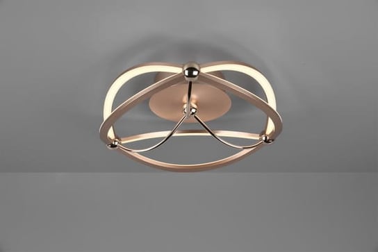 Lampa sufitowa nowoczesna wbudowany LED CHARIVARI złoty Trio 621210108 Trio