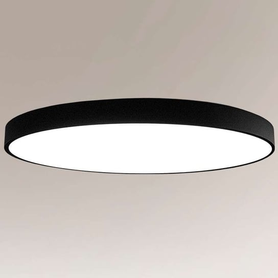 LAMPA sufitowa NUNGO 6004 Shilo okrągła OPRAWA plafon LED 40W 3000K metalowy czarny Shilo