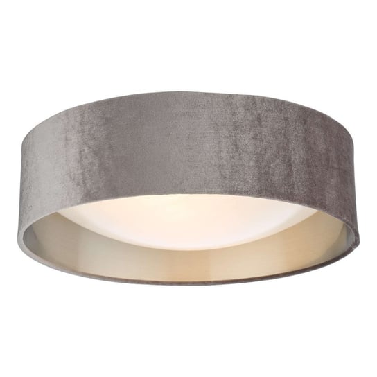 Lampa sufitowa Nysa 2 Light Flush Velvet Mink Shade 40cm Inna marka